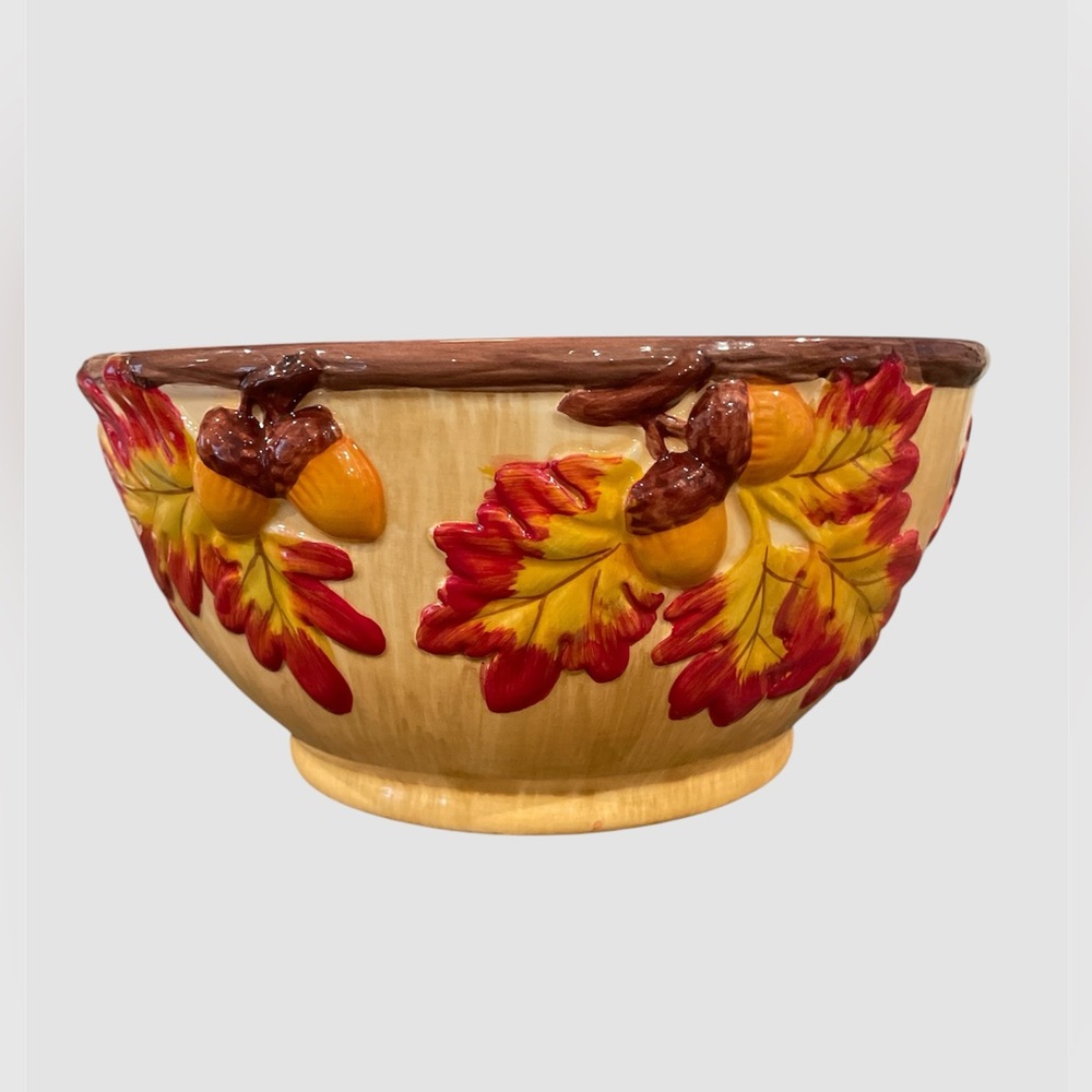Home Accents Welcome To Fall Serving Bowl NEW